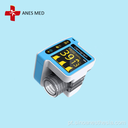 Capnografia de mão com sensor multifuncional Etco2